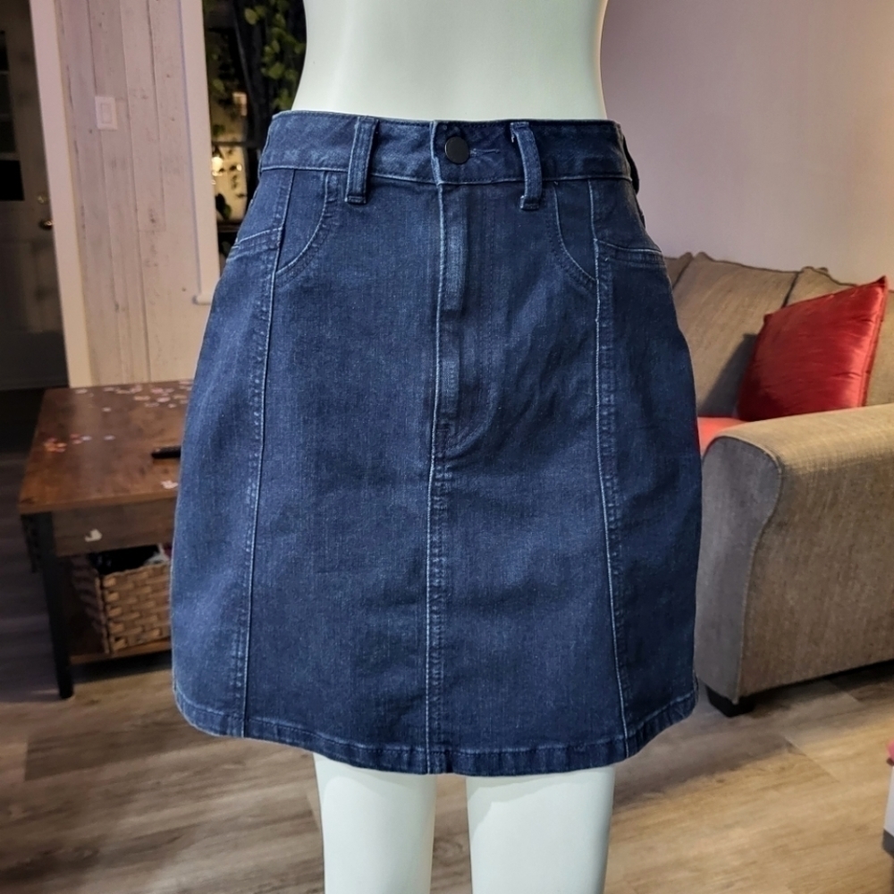 GU - A-Line Denim Women Skirts